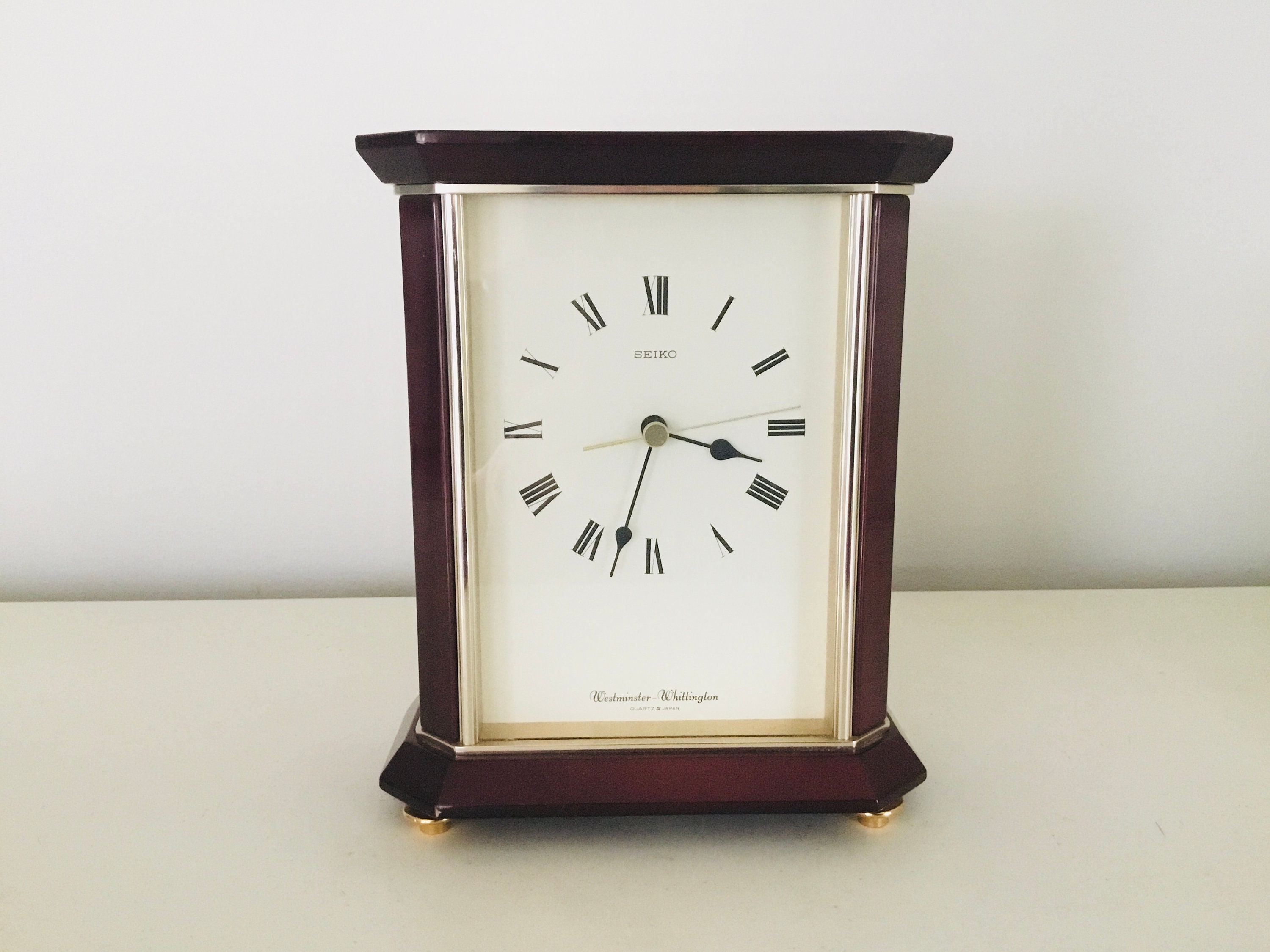 Vintage Seiko Westminster Whittington Quartz Japan Mantle - Etsy