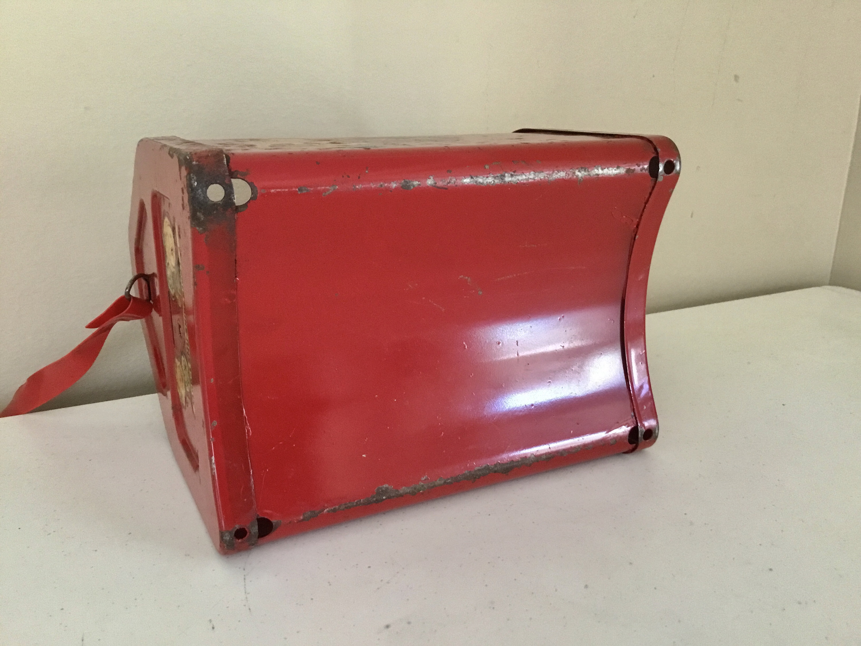 Amsco Shu Shine Bank for Kiddies Toy Vintage 1950's Metal