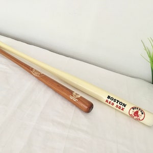 Lot of 2 Vintage Mini Bat - Boston Red Sox 1989 - 125 Louisville Slugger  Cooperstown New York