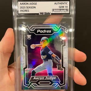 Custom Baseball Cards Slab - Etsy