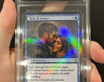 Custom Magic The Gathering Card in Graded Slab
