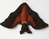 Items similar to ON SALE - Cozy Fruit Bat in Spice Brown - Animal Nursery Decor - Stuffed Soft