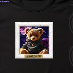 Teddy Bear Hoodie - Teddy Bear T-shirt, cozy pullover cute bear sweatshirt urban teddy bear t-shirt, female urban sweater female teddy bear