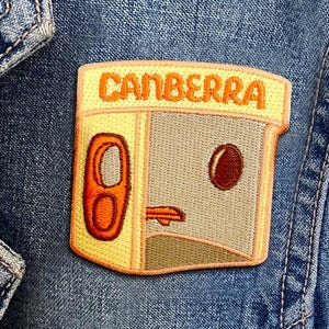 Canberra Bus Stop Embroidered Patch
