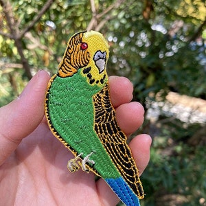 Budgies / Parakeets Embroidered Patch