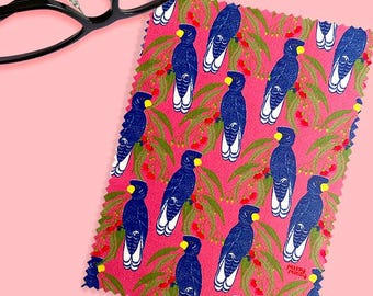 Blue Cockatoo Microfibre Cleaning Cloth: Glasses, Screens