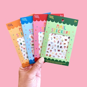 Nail Art Stickers: Plant, Underwater, Jellicious, Australiana - 4 Pack