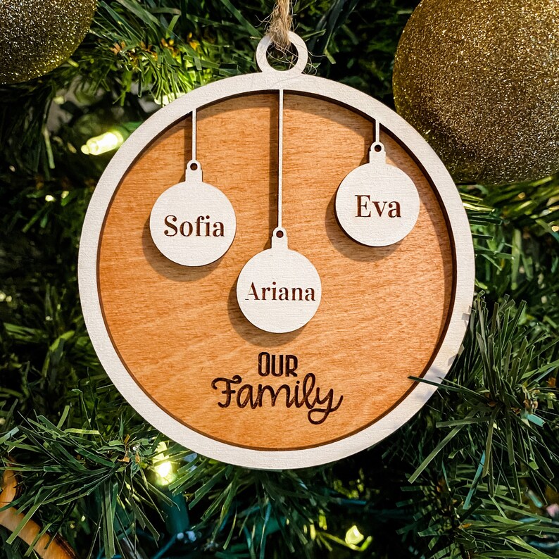 Download Family Ornament Set SVG EPS PDF Glowforge and Laser ...