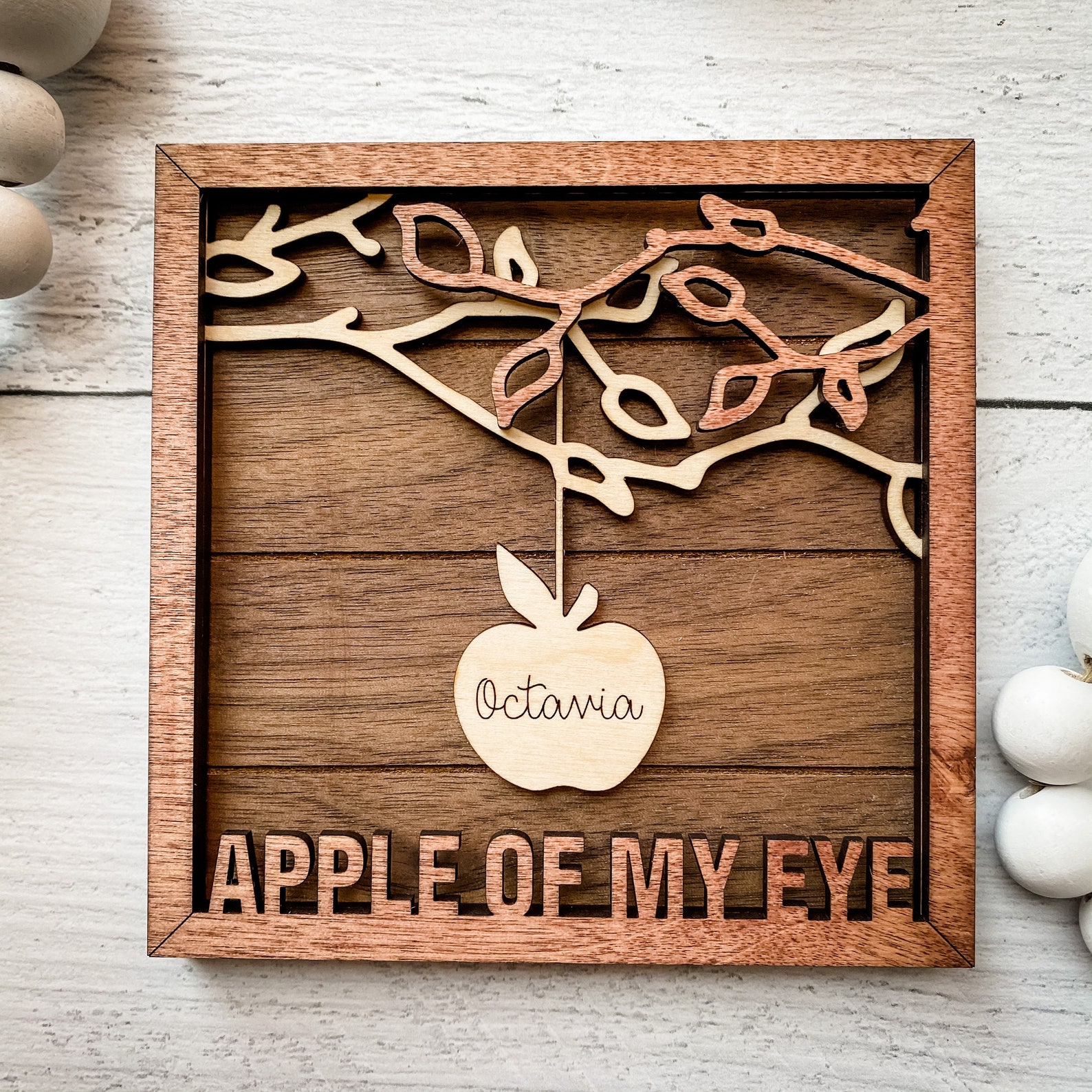 135 Member Hanging APPLE Frame Set Teacher Appreciate Etsy