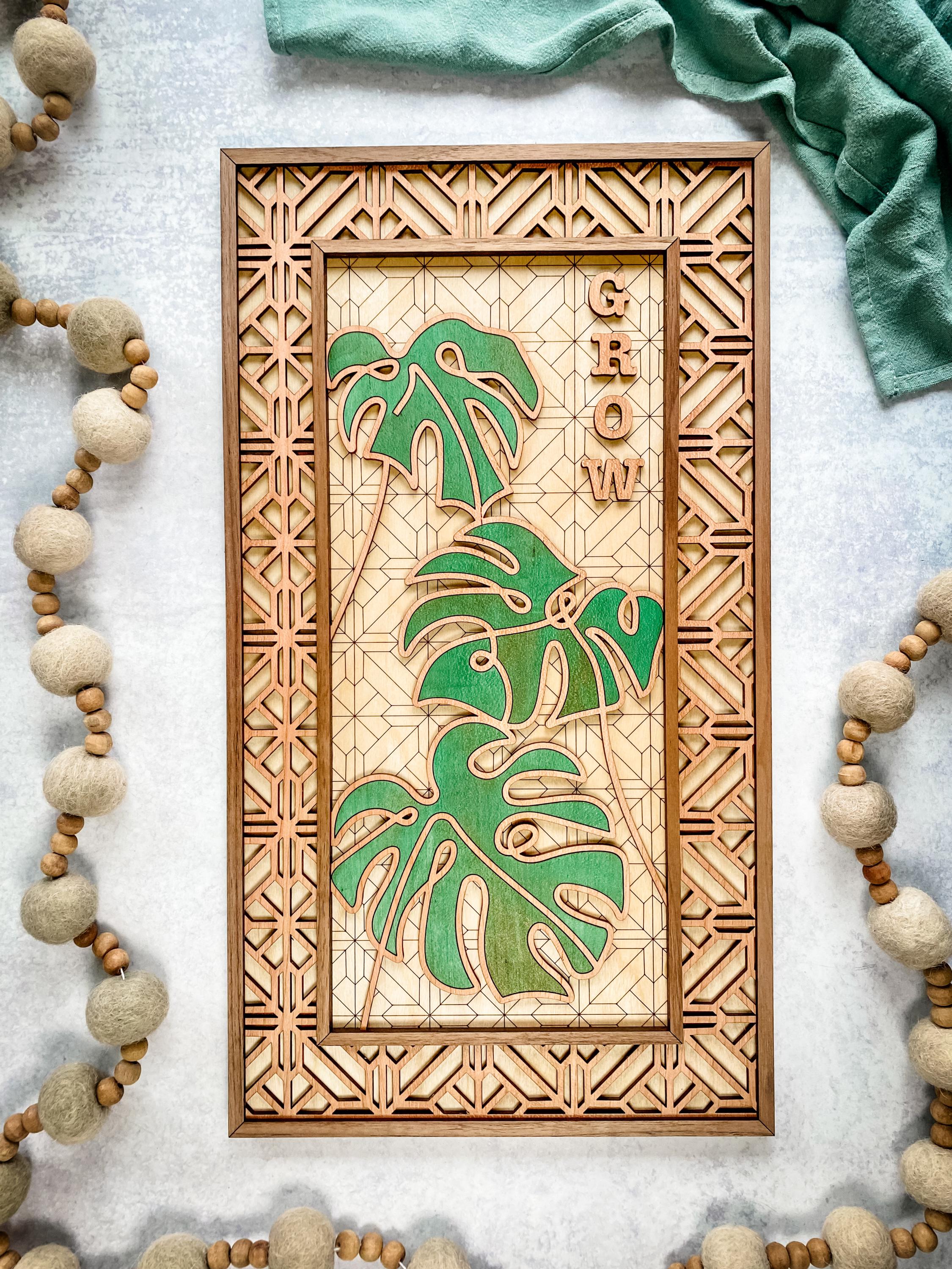 String Art Frame Decor: Laser Cut SVG PDF (commercial License) - Etsy