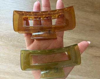 4 Inch Jelly Hair Claw Clip: Thin to Medium Hair