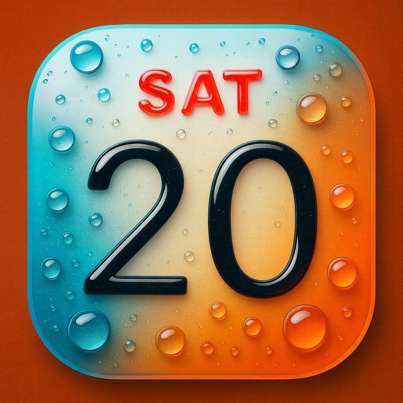 230 Liquid Droplets Style App Icon Pack Ios Icon Theme & Popular Apps ...
