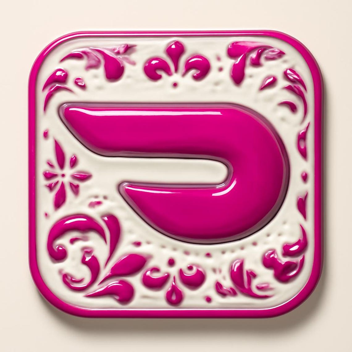 Update In Pink 224 Pink-and-white Porcelain Style App Icon Pack Ios Icon Theme ...