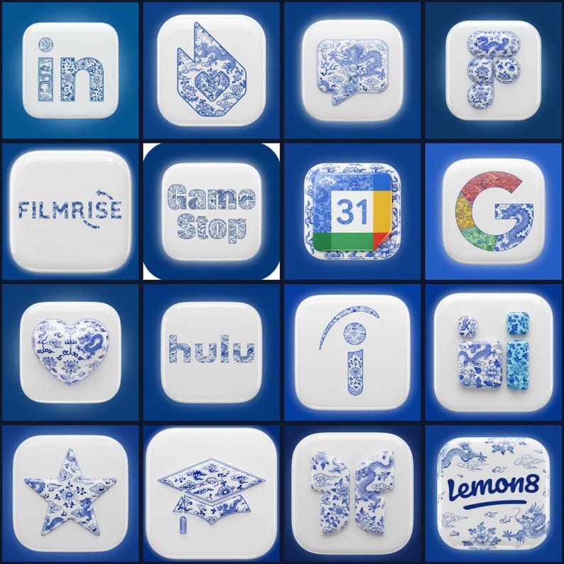 Procelain Icon 250 White Porcelain Style App Icon Pack Ios Icon Theme & Popular Apps ...