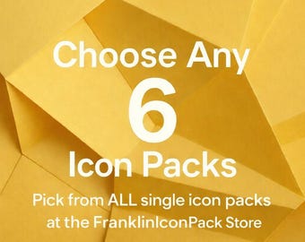 iOS 6-Pack Bundle – Choose Any 6 Icon Packs · Custom Screen Themes · Lifetime Updates