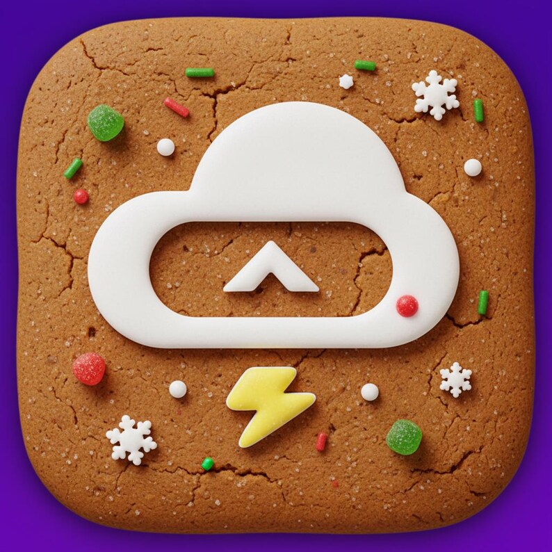 Christmas Gingerbread Engraving App Icon Pack (250 Icons): Ios Theme ...