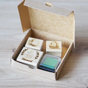 Personalisierte Oster-Stempel-Set für Kinder / Ostern Ideen / Osterstempel / Kinderstempel / Ostergeschenk / Osterdeko / Namensstempel