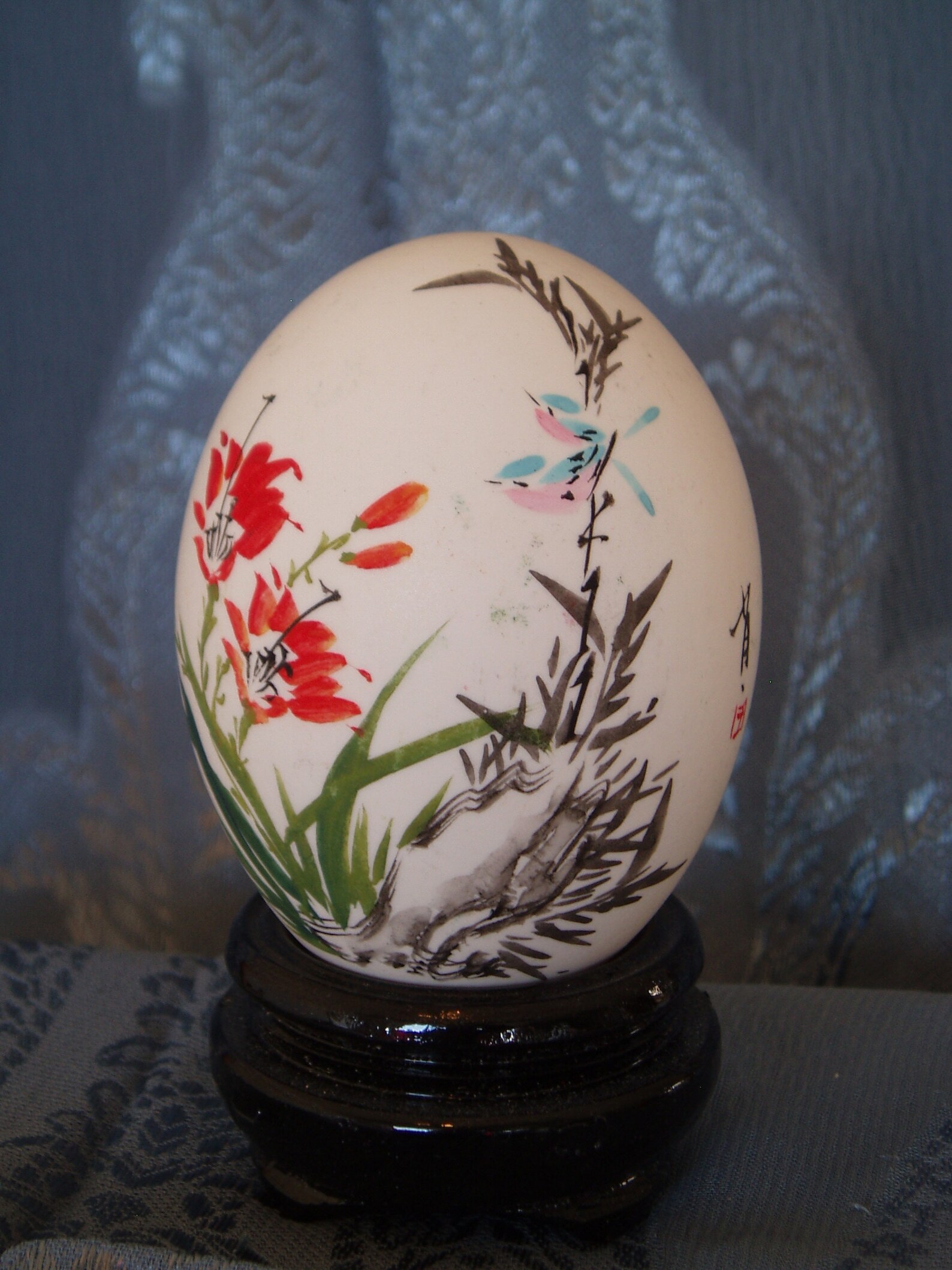 Hand Painted Eggs/ Duck Egg Shell Art/ Hand Painted Duck Egg/ Etsy