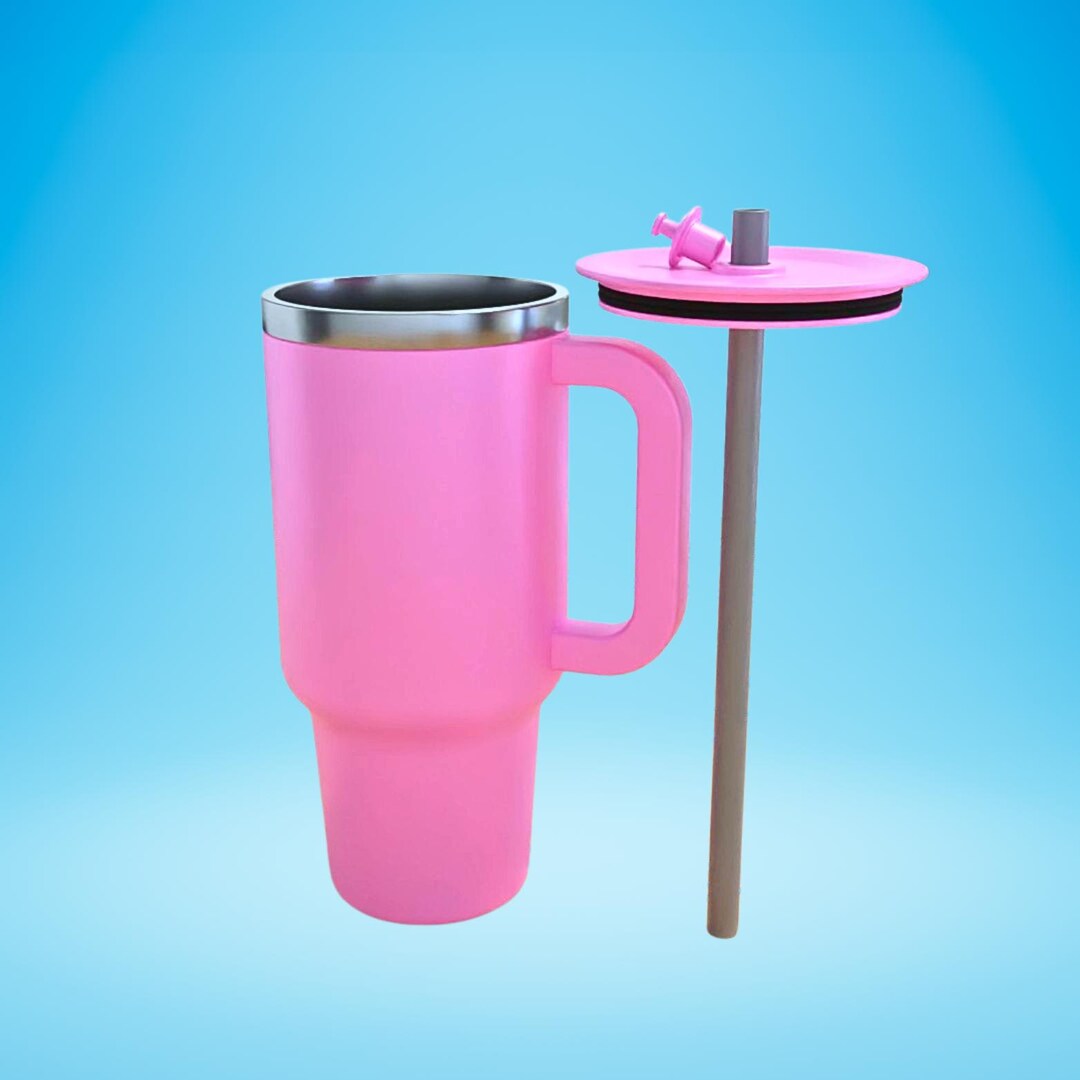Tumbler STL File With Lid & Straw Prop – 3D Printable Tumbler Cup ...