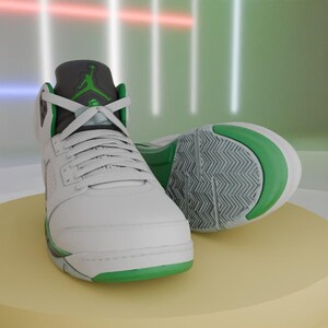 Archivo STL de zapatillas Air Jordan - Modelo de calzado imprimible en 3D - Modelo 3D de Air Jordan con gran detalle para amantes de las zapatillas, STL para impresión en resina