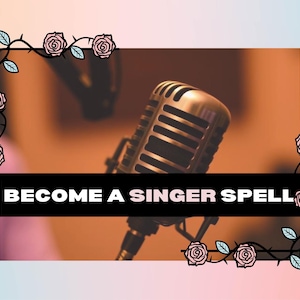 Become a Singer Spell | Manifest Fame, Talent & Vocal Confidence | Personalized Ritual with Photo Proof
