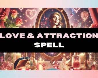 Love & Attraction Intention Focus | Personalized Digital Energy Session for Self-Love, Romantic Alignment