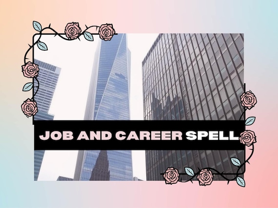 Job and Career Spell: Attract Success & New Opportunities (Personalized Ritual with Photo Proof)