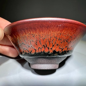 Zen Teaware/JianZhan/Black Glaze Teaware/Heaven Cup/Tenmoku/Traditional Handicraft/Ceramic Art/Tea Sets/Tea Drinker/Handmade Chinese Pottery