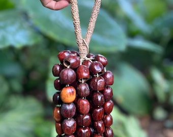 Pala, campana de cáscara de fruta, sonajeros naturales hechos a mano, sanación con sonido, meditación, agitador de cáscara de nuez, agitador de sonido de agua, relajación, instrumentos naturales.