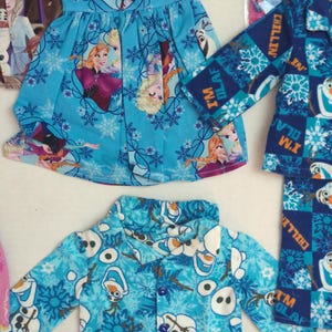 Disney Frozen Doll Clothes: Elsa, Anna, Olaf, Fits 18" American Girl Doll zdjęcie 11
