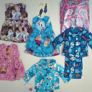 Disney Frozen Doll Clothes: Elsa, Anna, Olaf, Fits 18" American Girl Doll zdjęcie 1