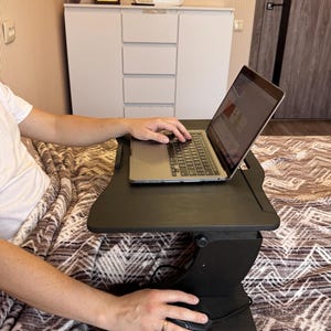 Laptop Desk Murphy Desk Black Bed Laptop Table Folding Table Handmade Gift For Student Home Decor Furniture Handmade Laptop Tray Work In Bed