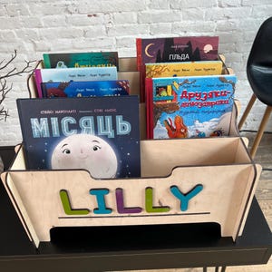 Book Organizer Nursery Cute Storage For Books Toddler Bookcase Kids Room Decor Baby Book Box 3 Years Old Gift Nursery Storage Kids Organizer