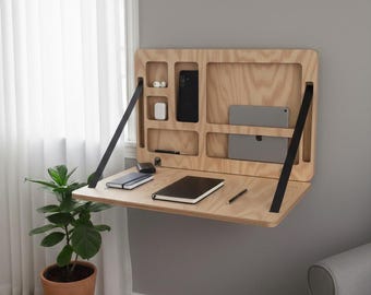 Murphy Desk, Wall Mounted Folding Desk, Laptop Table