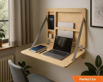 Murphy Desk, Wall Mounted Laptop Table