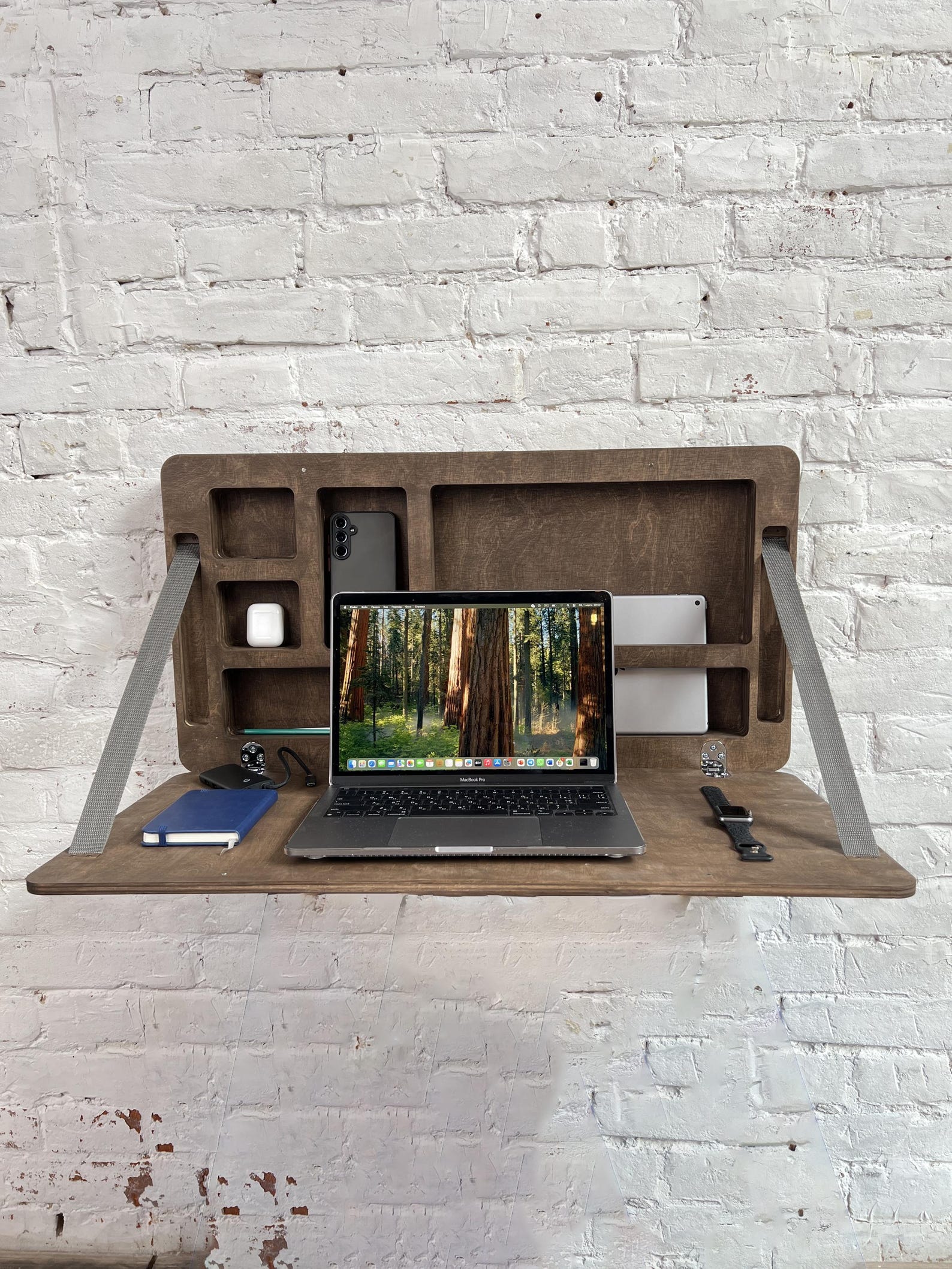 Murphy Desk Wall, Plywood Folding Laptop Desk - Etsy