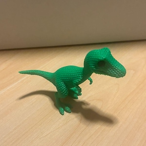 3D Printed Knit Raptor Figurine | Rico the Raptor – The Clever Explorer
