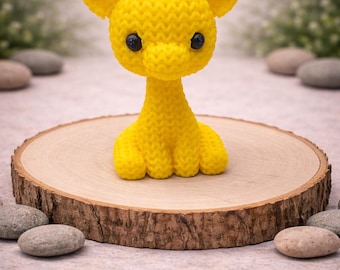 3D Printed Knit Giraffe Figurine | Gia the Giraffe – The Visionary