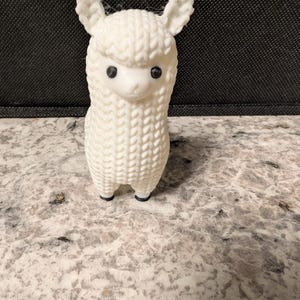 3D Printed Knit Llama Figurine | Lulu the Llama – The Boundaries Boss