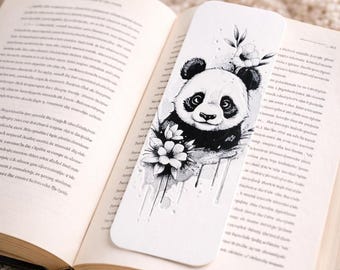 Textured Panda Bookmark