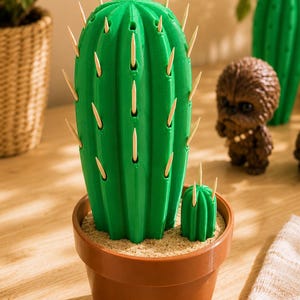 3D Printed Toothpick Dispenser Cactus