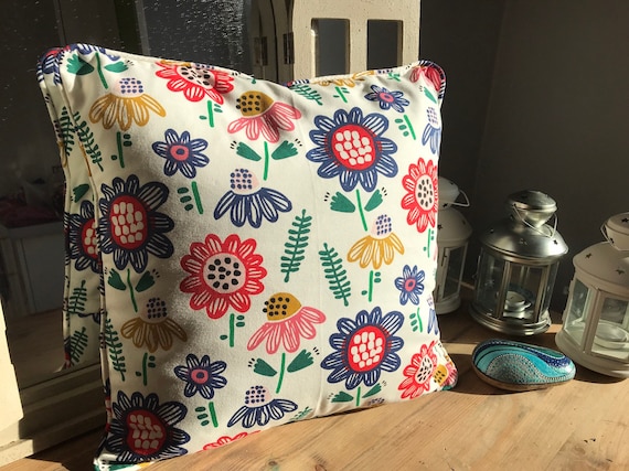New Ikea Sommaraster Fabric Cushion Cover To Fit 45x45cm Etsy