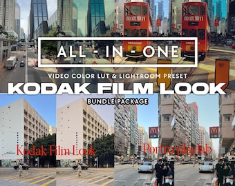 Kodak Film Look LUTs | Video & Photo Lightroom Presets