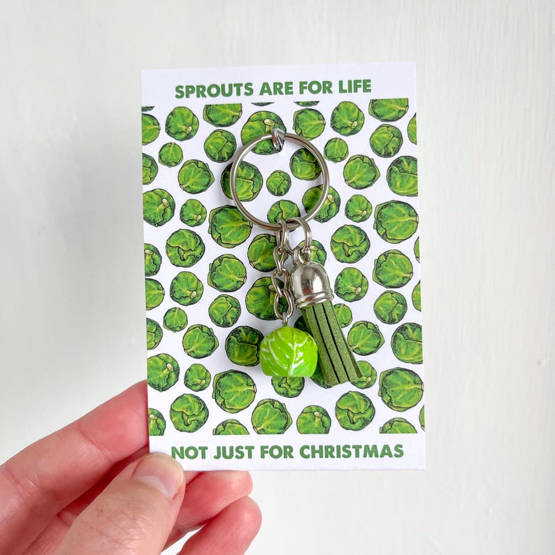 Sprouts Are for Life Not Just for Christmas - Brussel Sprout Charm ...