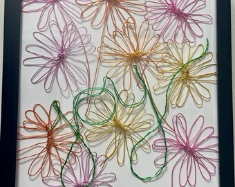 Timeless Blooms. Made Uniquely for You. Hand-made, custom wire flowers.