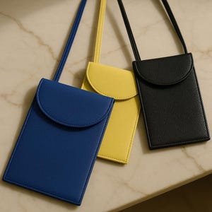 iPhone用ミニレザークロスボディバッグ – スタイリッシュ、軽量、実用的 |女性用携帯電話バッグ。カード、外出、旅行、ギフトに最適。