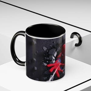 3D Spiderman Coffee Mug – 11oz & 15 oz Marvel Mugs | hot chocolate mug spiderman cup afbeelding 5
