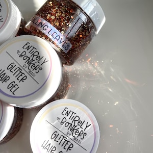 Glitter Hair Gel, Falling Leaves, Hair Glitter, Fall themed, Gift idea for kids, Gift idea for birthday, Girls gift