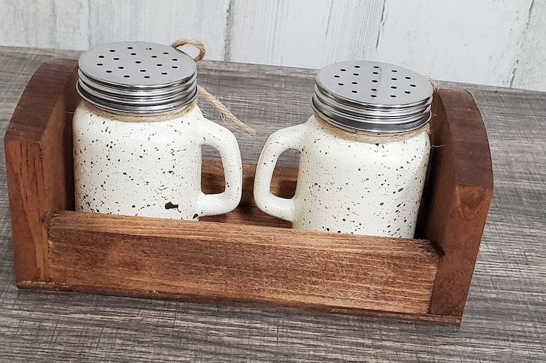 SealsFamilyWoodworks Sunflower Salt and Pepper Shaker - Thumbnail 3