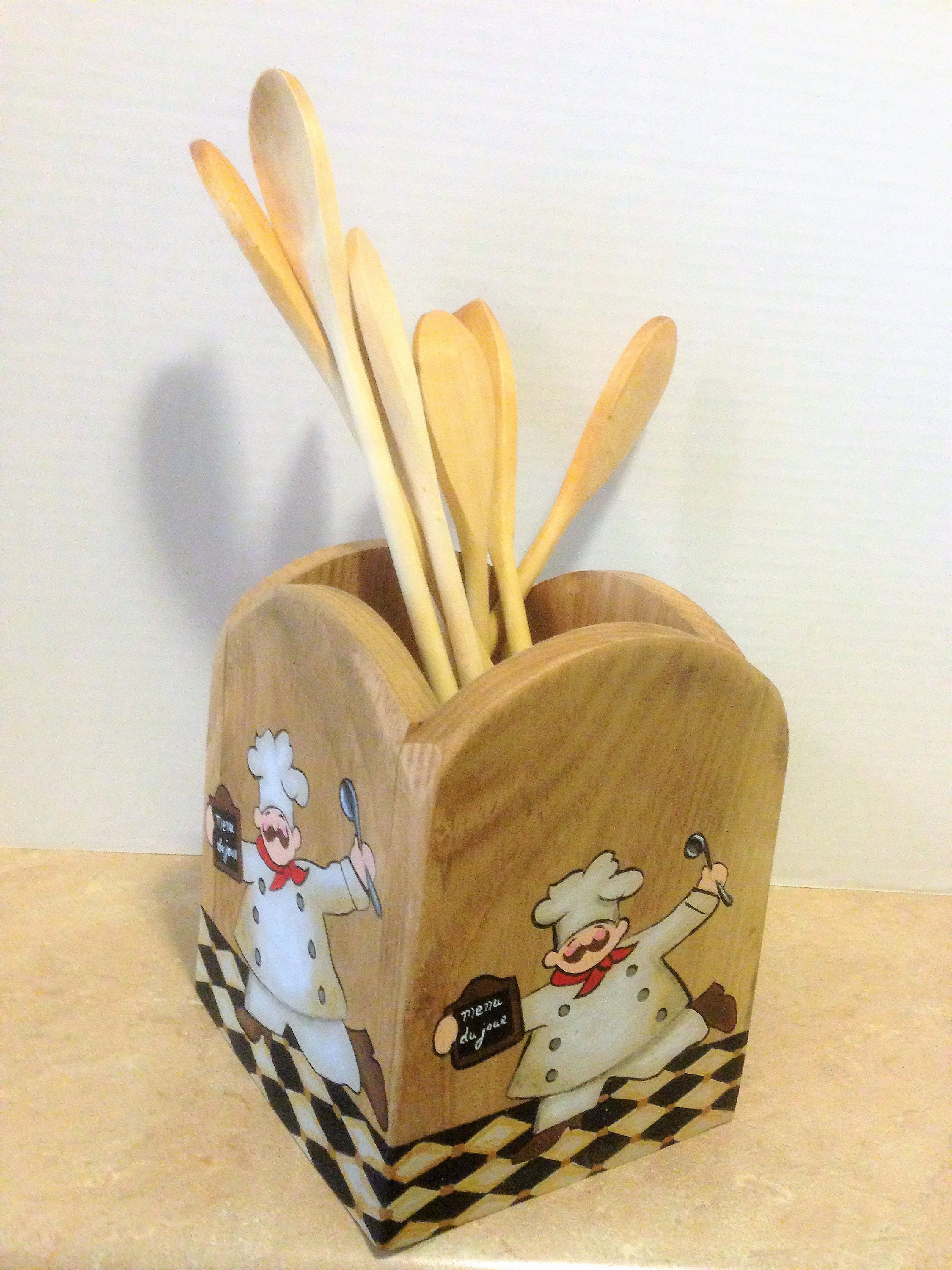 Utensil Holder, Kitchen Utensil Holder, Holder for kitchen Utensils